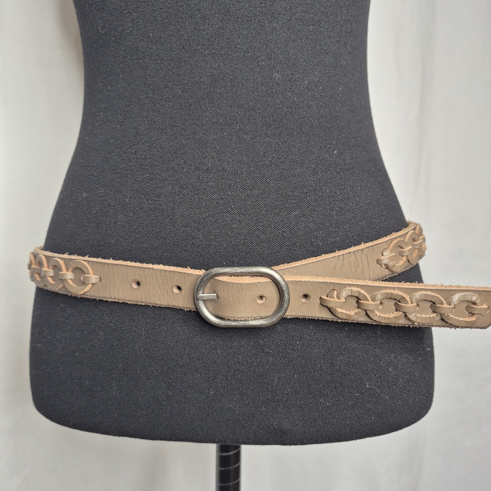 Amsterdam Heritage "Anisa" Skinny Leather Belt - Size S - Picture 11 of 16